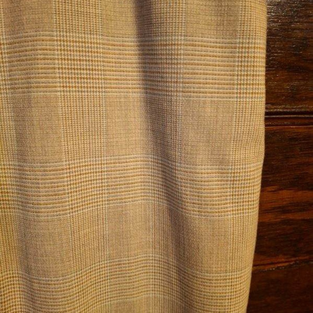 H&M, NWT, Size 2, Beige Plaid Trousers - Picture 5 of 7